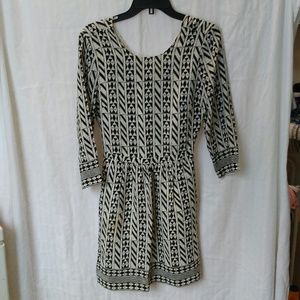 Madewell silk dress 3/4 sleeve w/ pockets